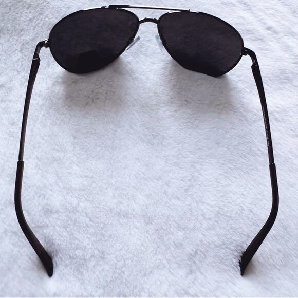 Irene Black w/Gunmetal Rims Stylish Polarized Sunglasses - Picture 8 of 12